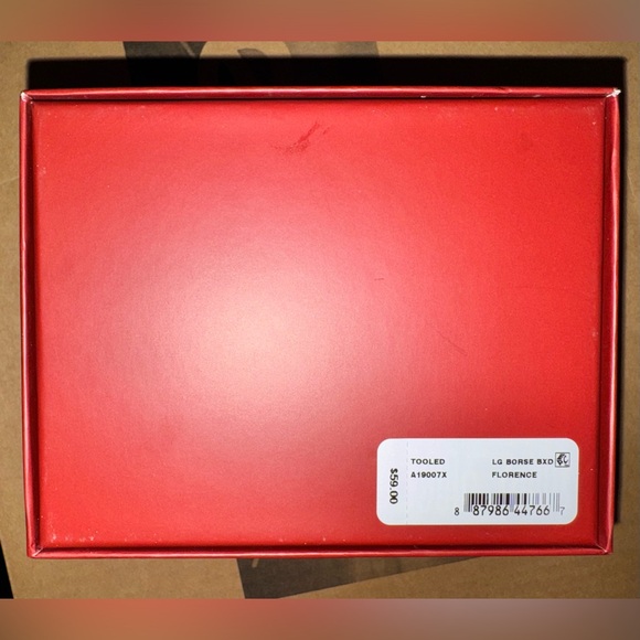 Patricia Nash Tan Leather Floral Pouch - Picture 7 of 8